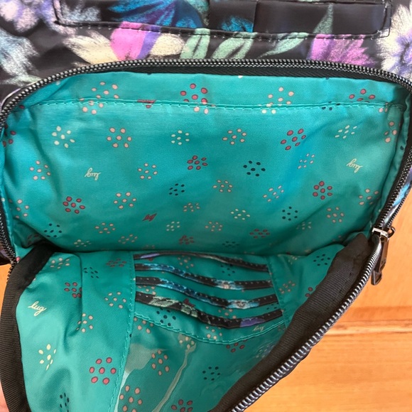 Lug Women's Floral blue Bag and Wallet Set - Picture 4 of 10